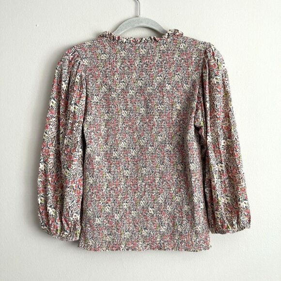 Nation LTD Abrielle Tee Superbloom Top Classic Boho Size Medium Pink Floral - Picture 8 of 12
